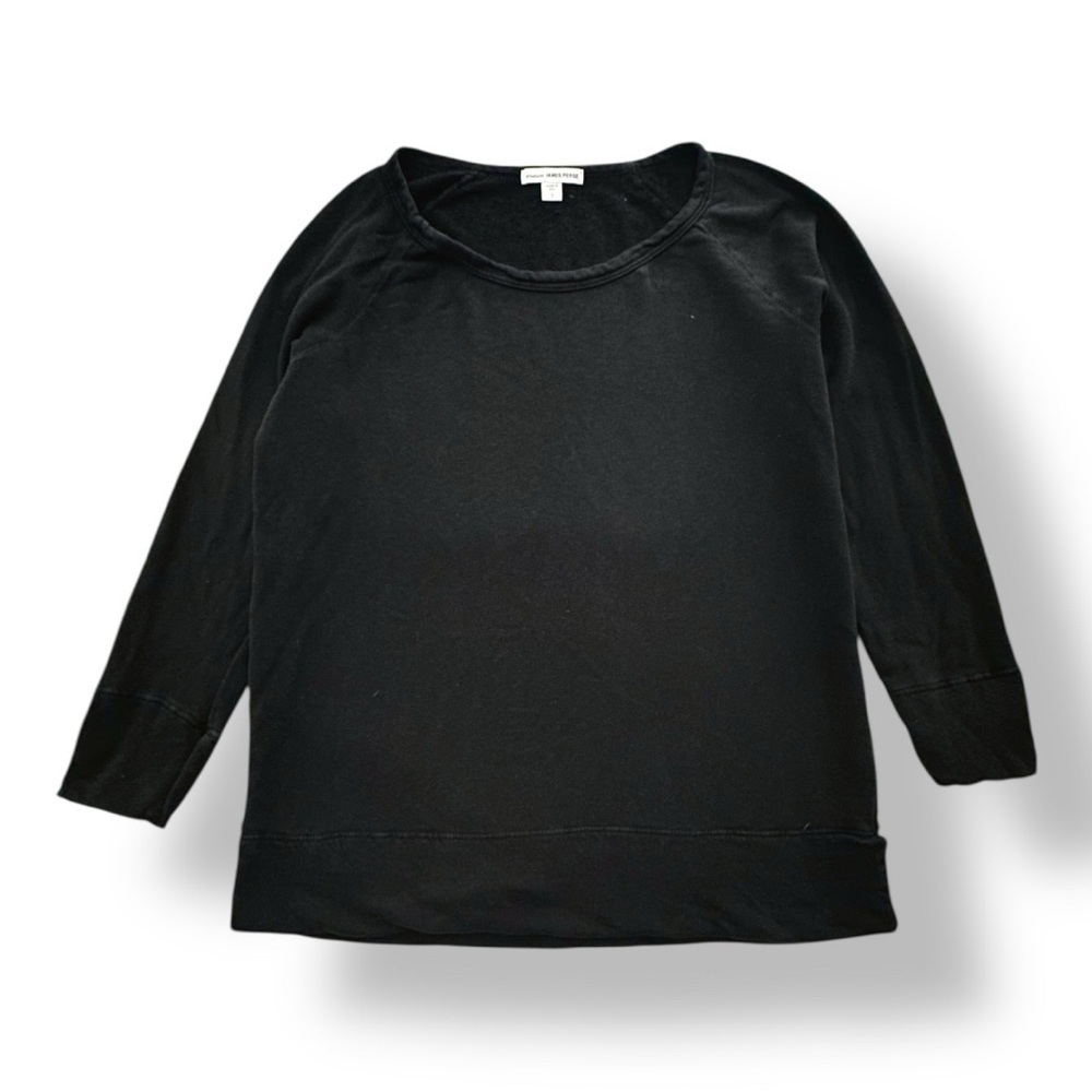 James Perse | Vintage Cotton Raglan Pullover (M)